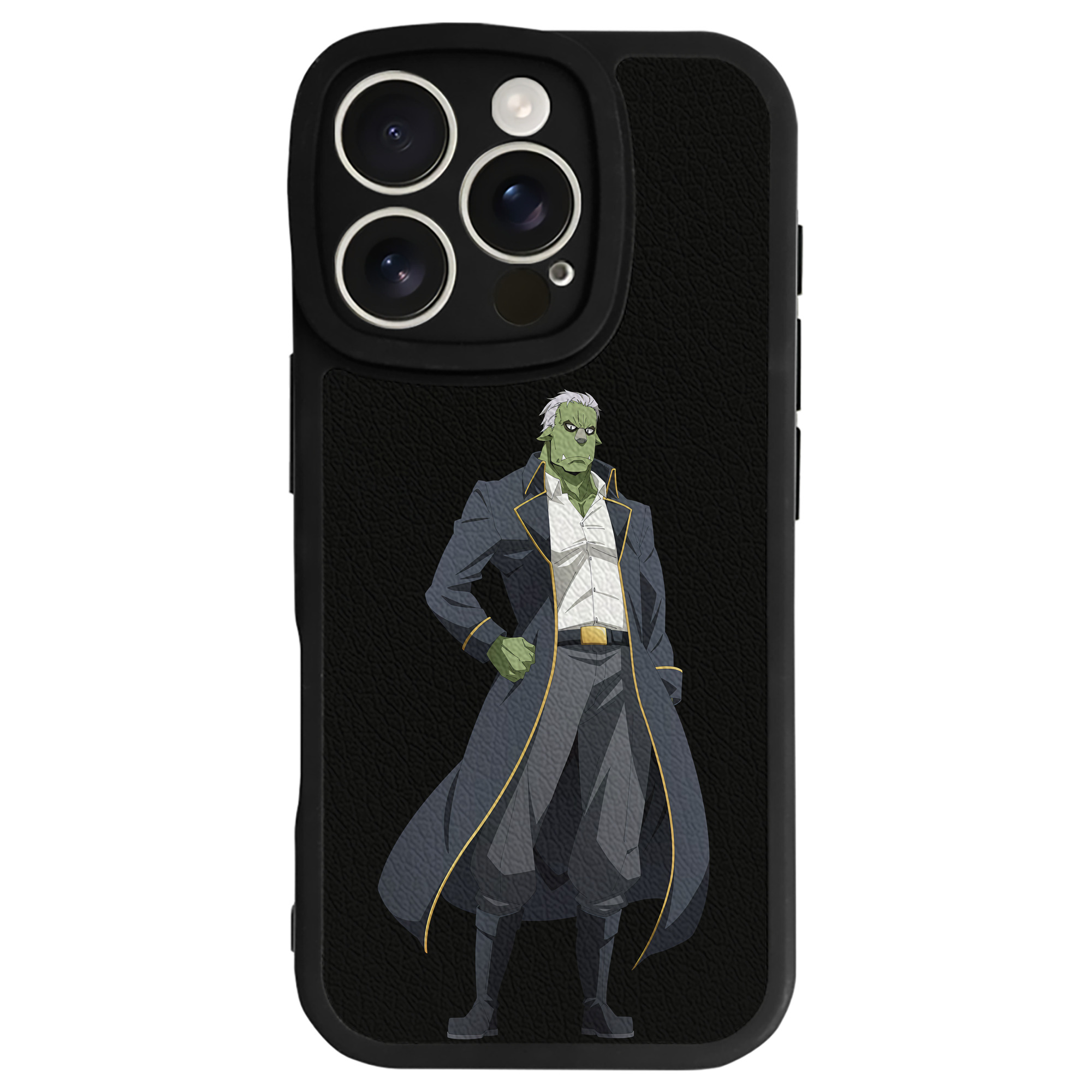 （画像用） 転スラ Regarding Reincarnated to Slime 【iPhone 16シリーズ対応】シリコンスマホケース（レザー調） 材質：シリコン